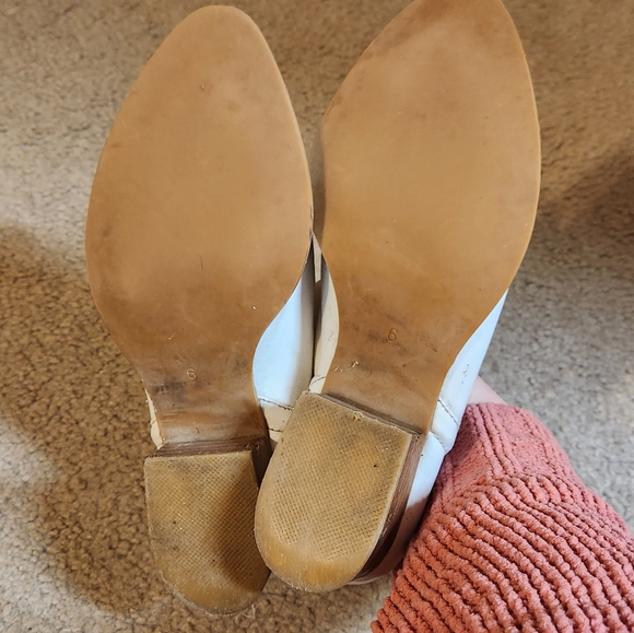 Jeffery Campbell Women's White Ankle Boots Muskrat Size 6 - Picture 5 of 6